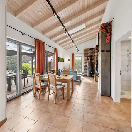 Ferienhaus Pinto Rosso - Rotes Strandhaus An Idyllischem Privatsee Twist